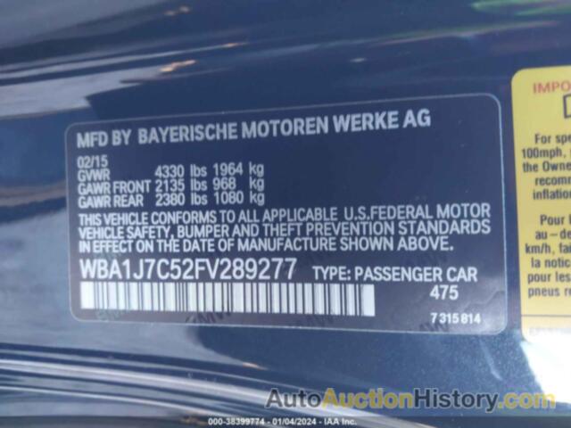 BMW M235, WBA1J7C52FV289277