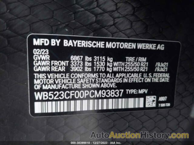 BMW IX XDRIVE50, WB523CF00PCM93837