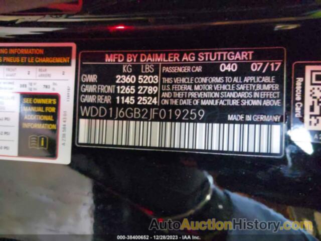 MERCEDES-BENZ E 400 4MATIC, WDD1J6GB2JF019259