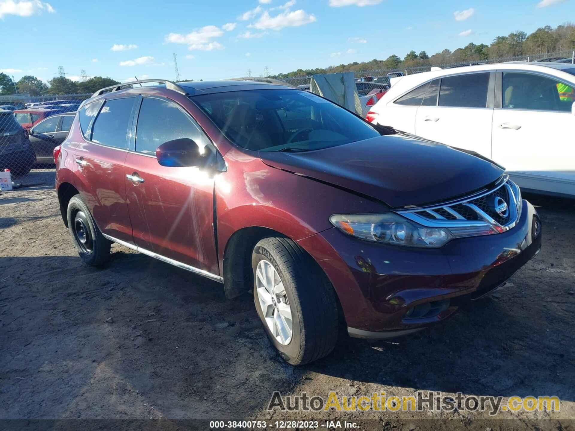 NISSAN MURANO SL, JN8AZ1MU9DW213825