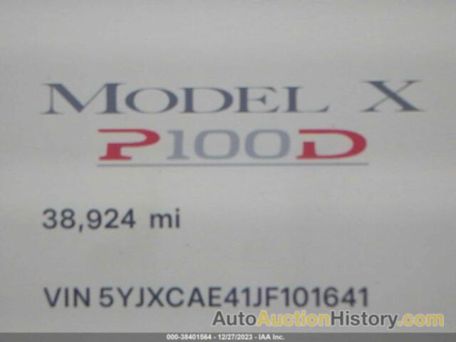 TESLA MODEL X 100D/75D/P100D, 5YJXCAE41JF101641