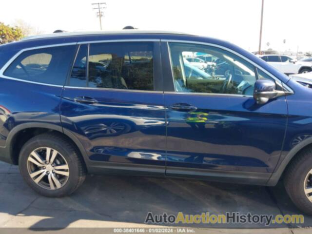 HONDA PILOT EX, 5FNYF5H37HB001074