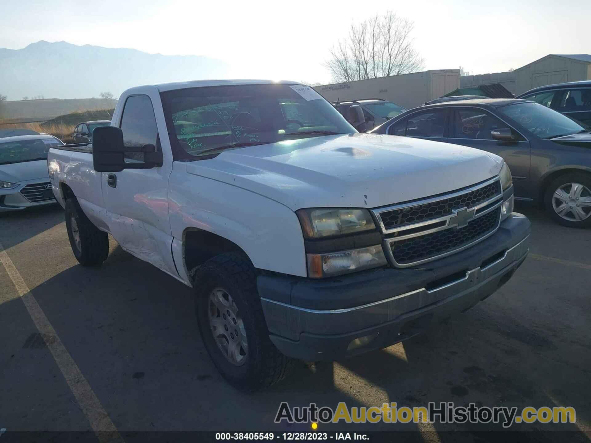 CHEVROLET SILVERADO 1500 WORK TRUCK, 1GCEK14Z56Z290495