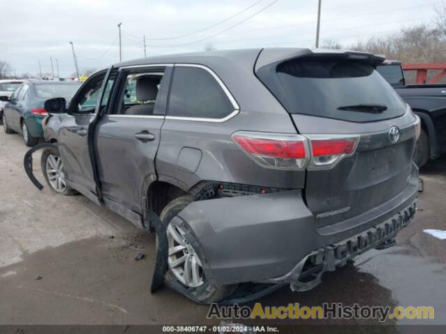 TOYOTA HIGHLANDER LE V6, 5TDBKRFH2FS158978