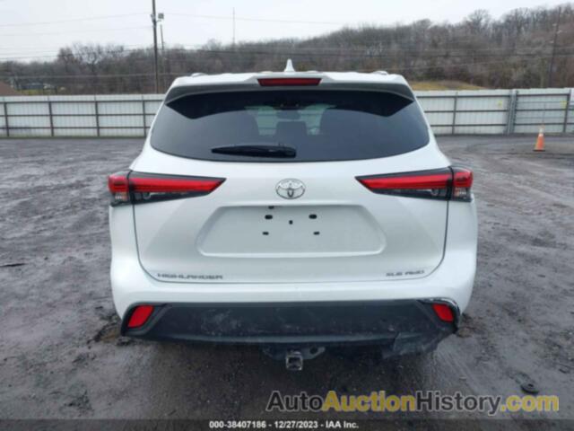 TOYOTA HIGHLANDER XLE, 5TDHZRBH5NS190740