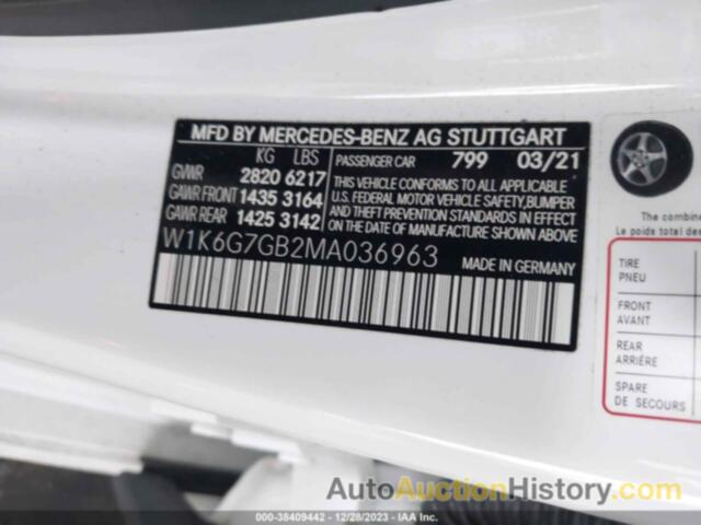 MERCEDES-BENZ S 580 4MATIC, W1K6G7GB2MA036963