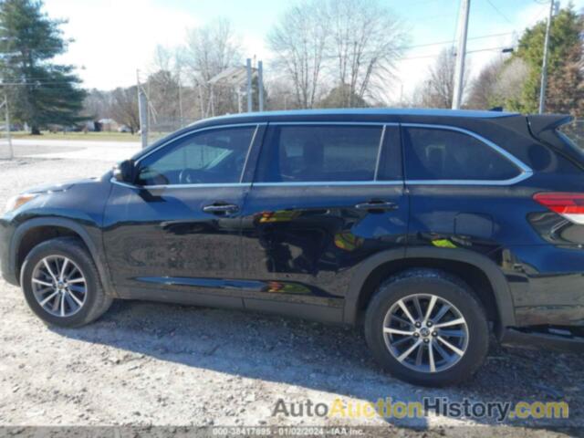 TOYOTA HIGHLANDER XLE, 5TDKZRFH8KS572725