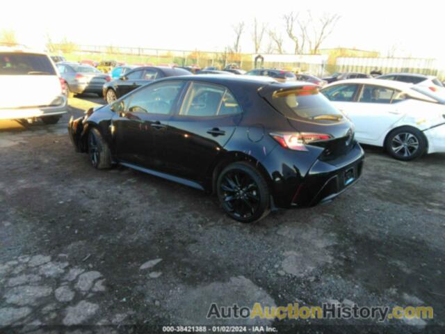 TOYOTA COROLLA SE NIGHTSHADE EDITION, JTND4MBE8N3180836