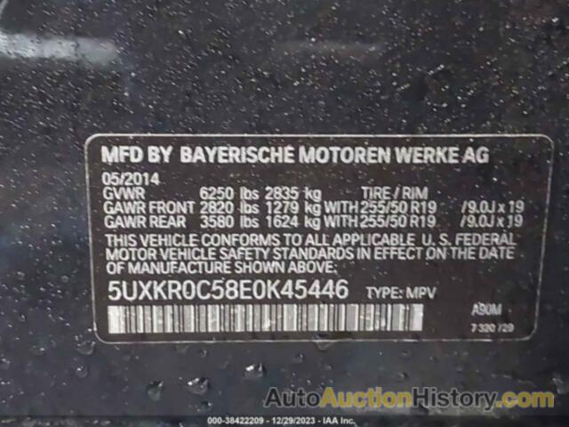 BMW X5 XDRIVE35I, 5UXKR0C58E0K45446