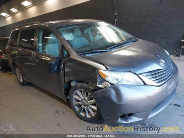 TOYOTA SIENNA XLE 7 PASSENGER, 5TDDK3DC5CS039069