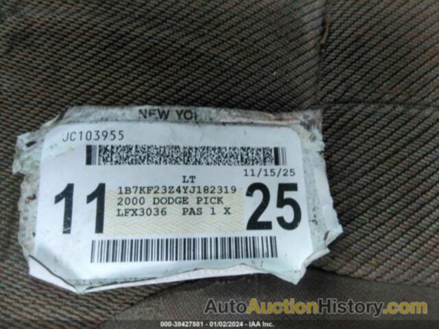 DODGE RAM 2500 ST, 1B7KF23Z4YJ182319