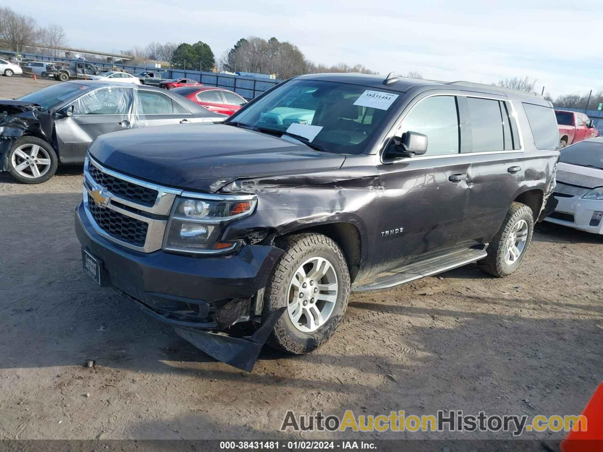 CHEVROLET TAHOE LS, 1GNSKAKC4JR131629