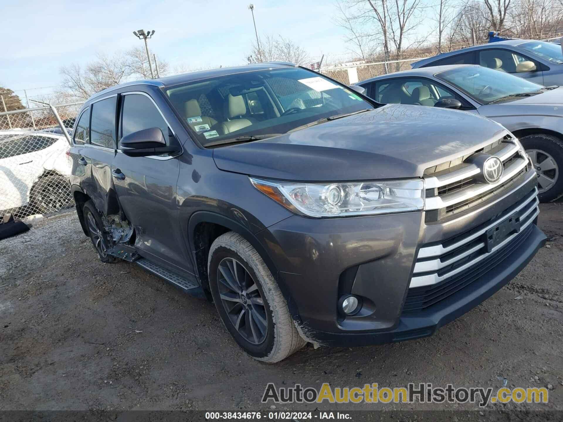 TOYOTA HIGHLANDER XLE, 5TDJZRFH6HS441555