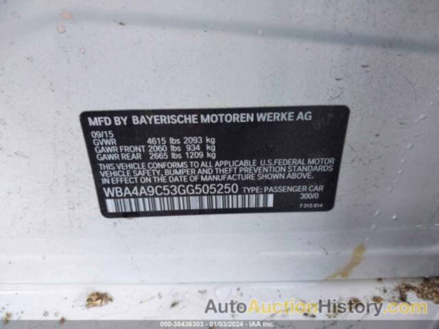 BMW 428I GRAN COUPE, WBA4A9C53GG505250
