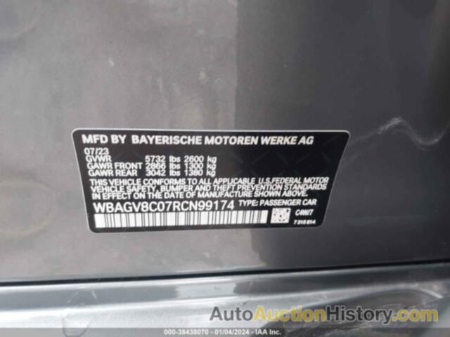 BMW M850I GTAN COUPE XDRIVE, WBAGV8C07RCN99174