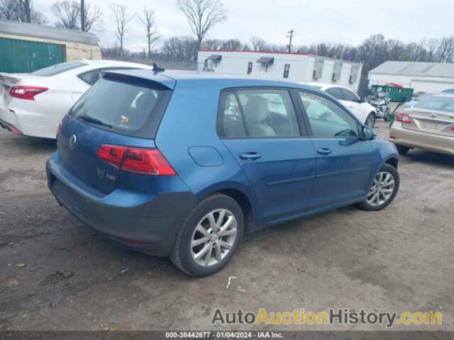 VOLKSWAGEN GOLF TSI S 4-DOOR, 3VW217AU3GM015497