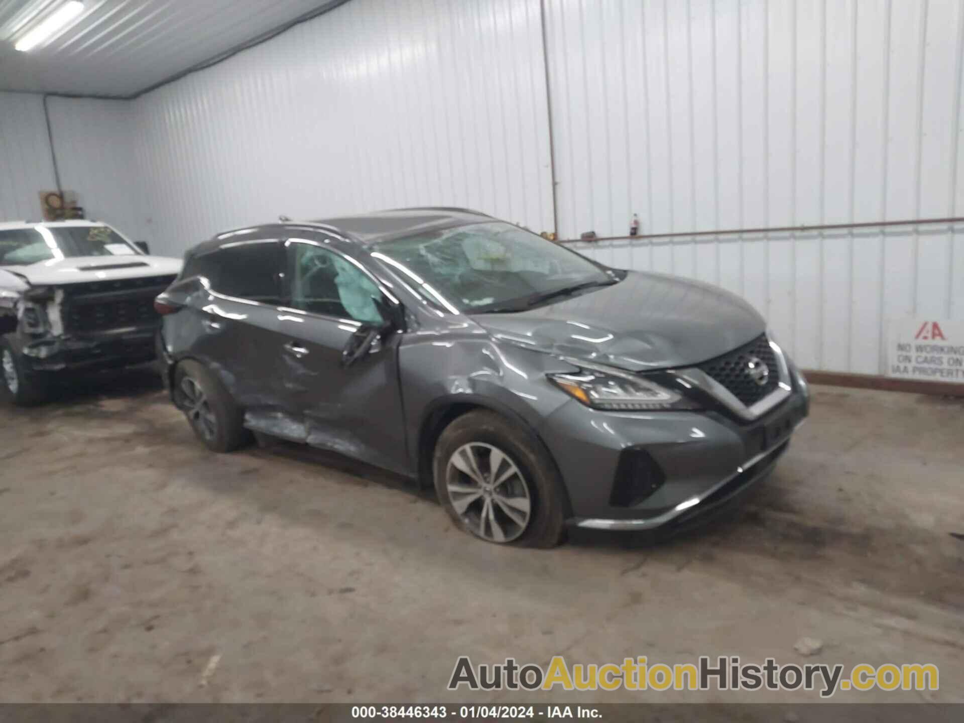 NISSAN MURANO SV, 5N1AZ2MS2KN145477