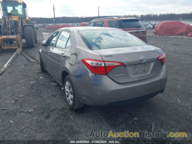 TOYOTA COROLLA LE, 2T1BURHE0FC330284