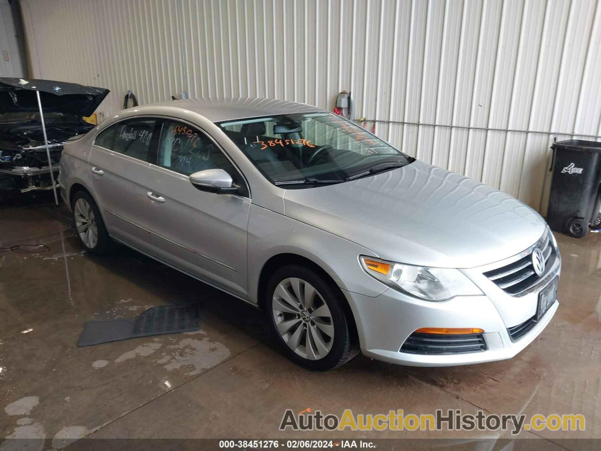 VOLKSWAGEN CC SPORT, WVWMN7AN1CE507678