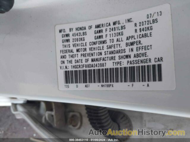 HONDA ACCORD EX-L V-6, 1HGCR3F88DA043987