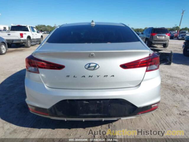 HYUNDAI ELANTRA SEL, 5NPD84LF2KH461689