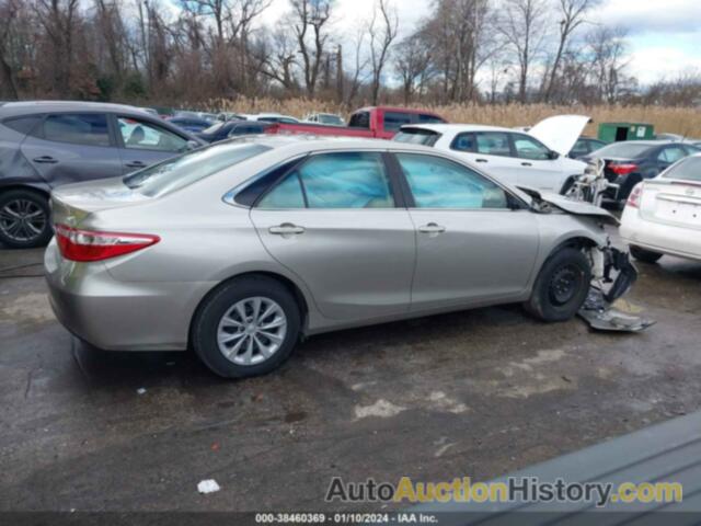 TOYOTA CAMRY LE, 4T4BF1FK5GR523704