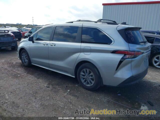 TOYOTA SIENNA XLE, 5TDYRKEC6NS110479