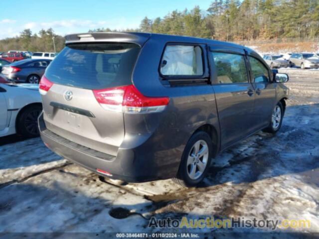 TOYOTA SIENNA L V6 7 PASSENGER, 5TDZK3DC1DS350621