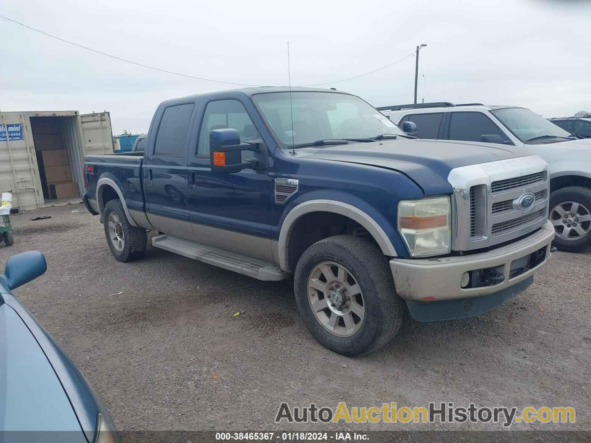 FORD SUPER DUTY F-250 XL/XLT/FX4/LARIAT/KING RANCH/HARLEY-DAVIDSON, 1FTSW21R48EC56558