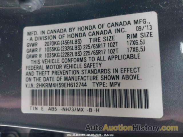 HONDA CR-V EX, 2HKRM4H59EH612744