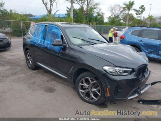 BMW X3 SDRIVE30I, 5UX43DP03P9N72481