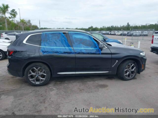 BMW X3 SDRIVE30I, 5UX43DP03P9N72481