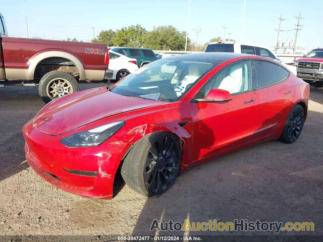 TESLA MODEL 3 PERFORMANCE DUAL MOTOR ALL-WHEEL DRIVE, 5YJ3E1ECXPF420299