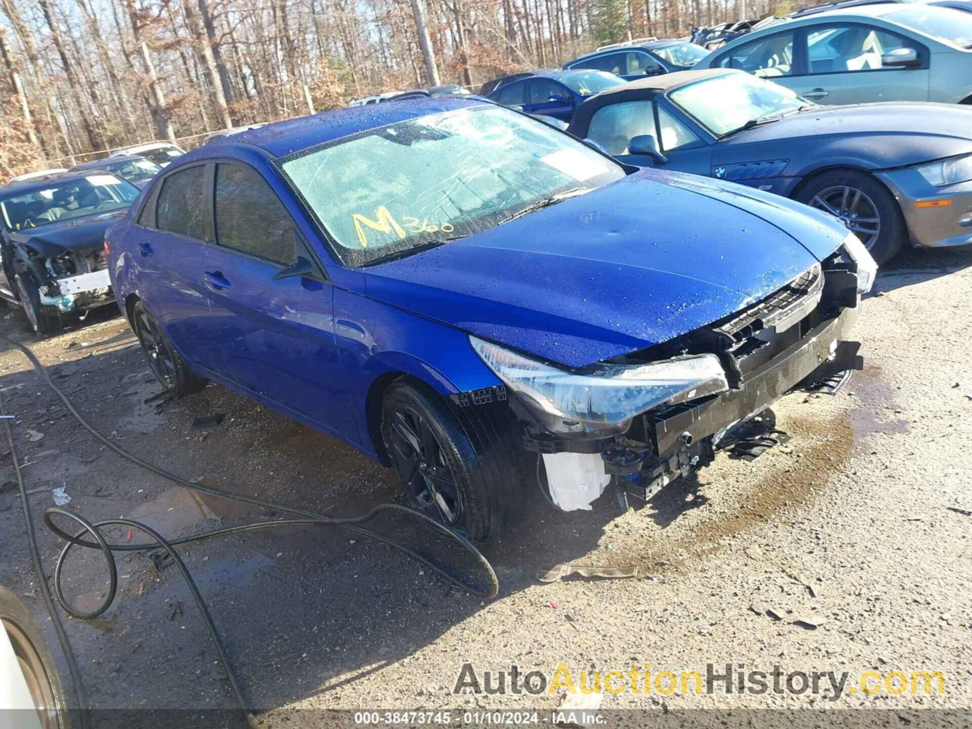 HYUNDAI ELANTRA SEL, KMHLM4AG6NU332850