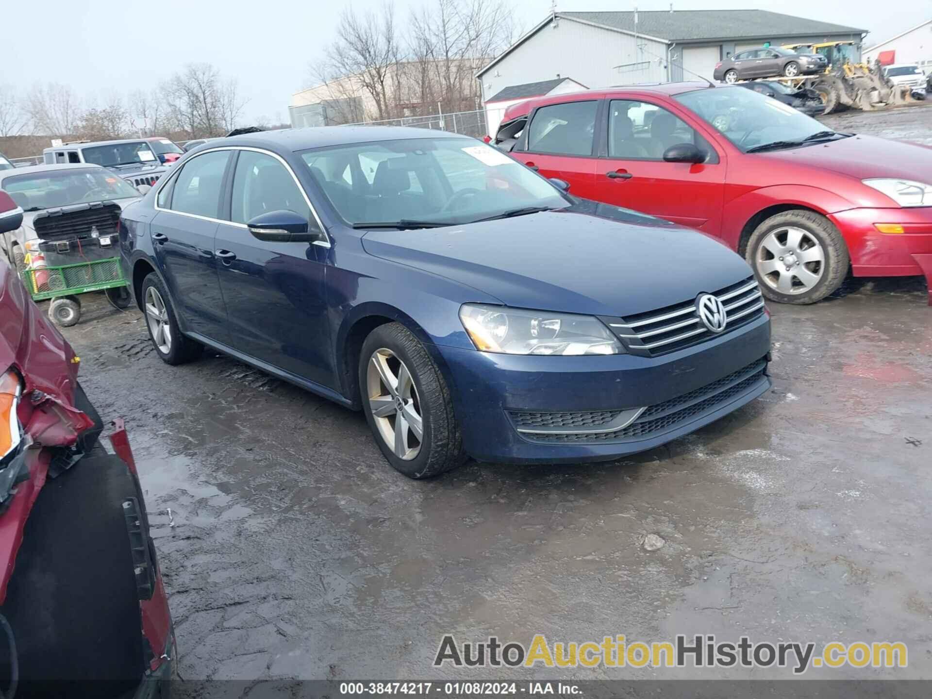 VOLKSWAGEN PASSAT 2.5L SE, 1VWBP7A35CC038877