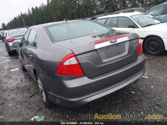 FORD FUSION SEL, 3FAHP0JA5CR109425