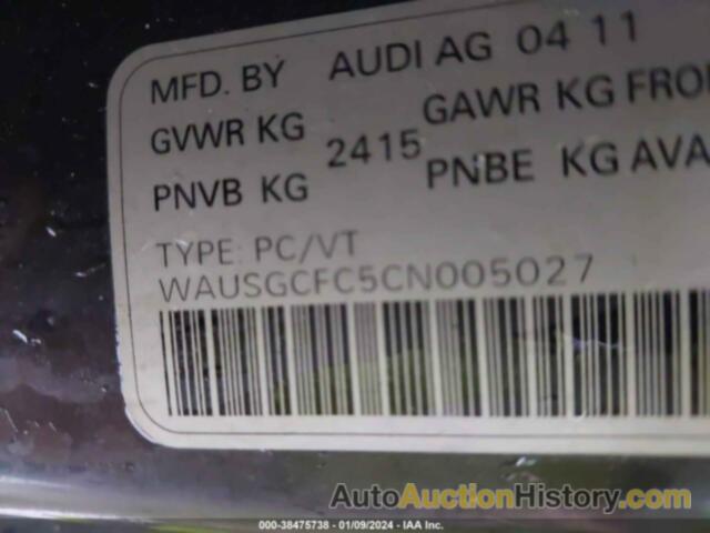 AUDI A7, WAUSGCFC5CN005027