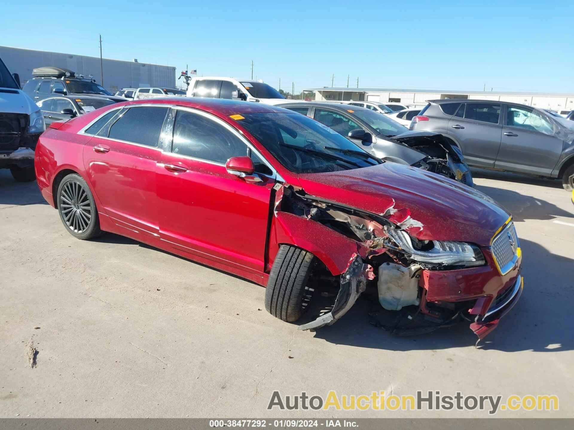 LINCOLN MKZ HYBRID RESERVE, 3LN6L5MU1JR607596