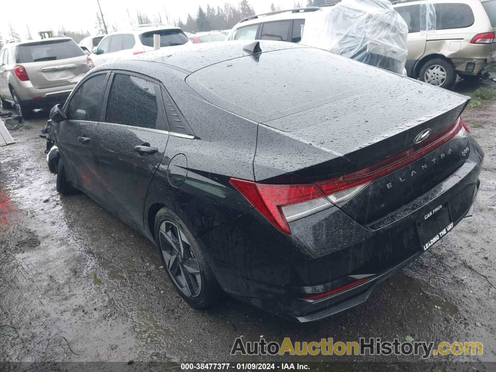 HYUNDAI ELANTRA HYBRID LIMITED, KMHLN4AJ5PU062568