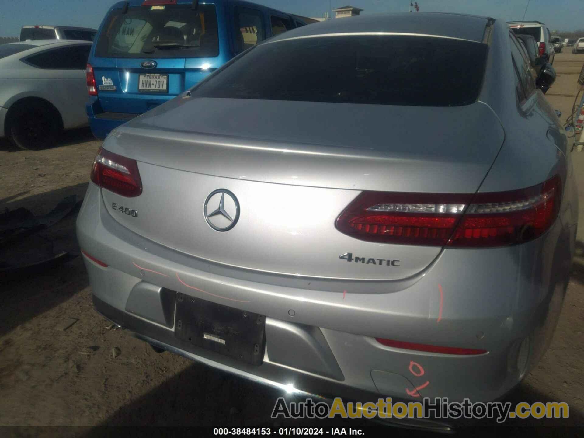 MERCEDES-BENZ E 400 4MATIC, WDD1J6GB4JF006481