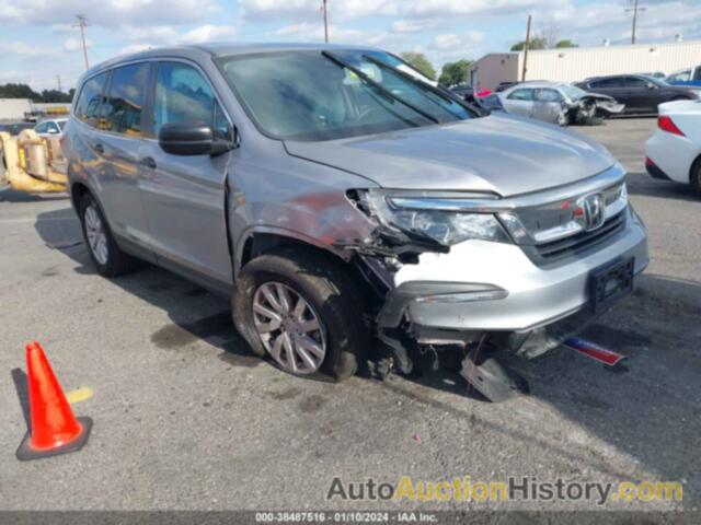 HONDA PILOT 2WD LX, 5FNYF5H14MB004717