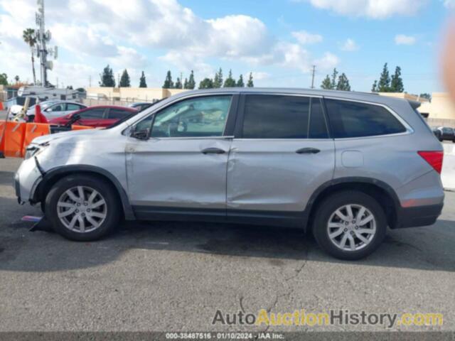 HONDA PILOT 2WD LX, 5FNYF5H14MB004717