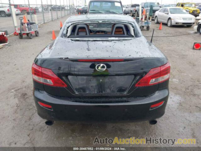 LEXUS IS 250C, JTHFF2C27B2519392