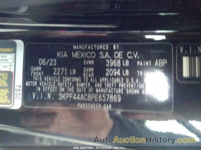 KIA FORTE GT, 3KPF44AC8PE657869