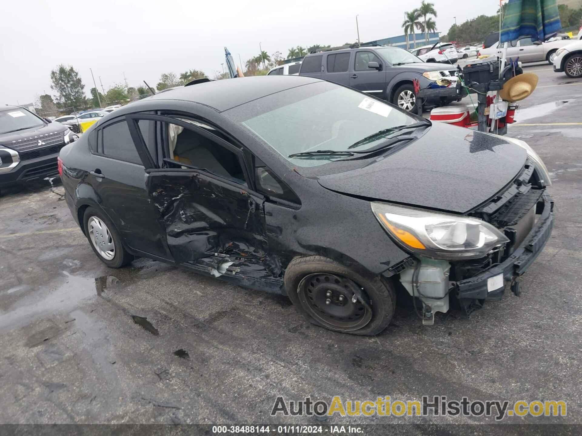 KIA RIO LX, KNADM4A39H6010991