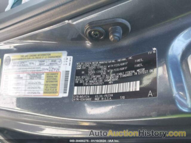 TOYOTA SIENNA LE 8 PASSENGER, 5TDKZ3DC2HS802921