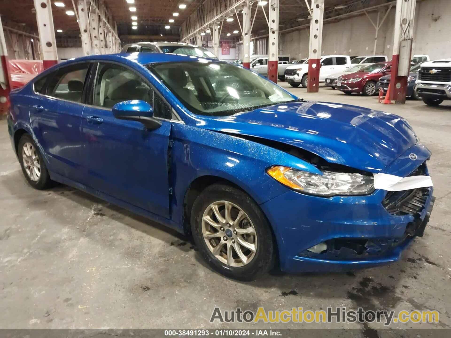 FORD FUSION S, 3FA6P0G76HR259862