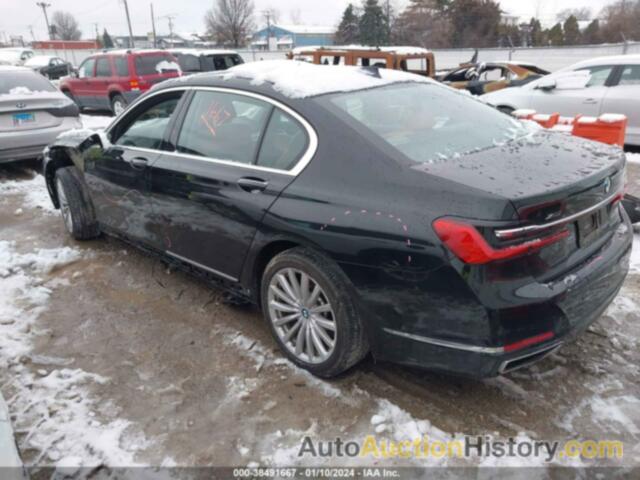 BMW 740I XDRIVE, WBA7T4C08NCG99229