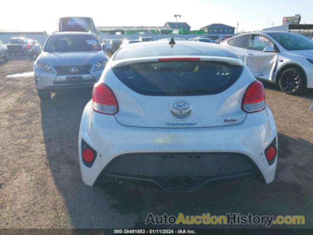 HYUNDAI VELOSTER TURBO W/BLACK, KMHTC6AE7EU210608