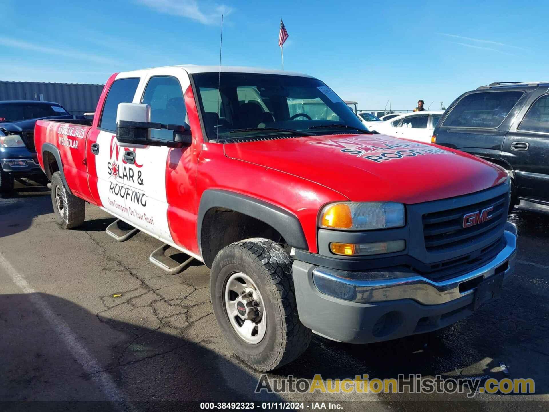 GMC SIERRA 3500 WORK TRUCK, 1GTHK33275F906212